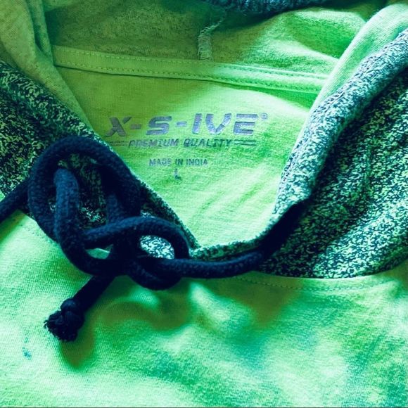 X S IVE | Hooded T-shirt | Custome Dyed | Hustle | Work Out T-Shirt - Picture 2 of 3